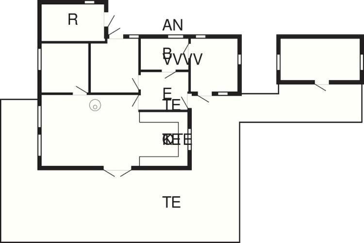 8 Person Holiday Home In Skals Esterno foto